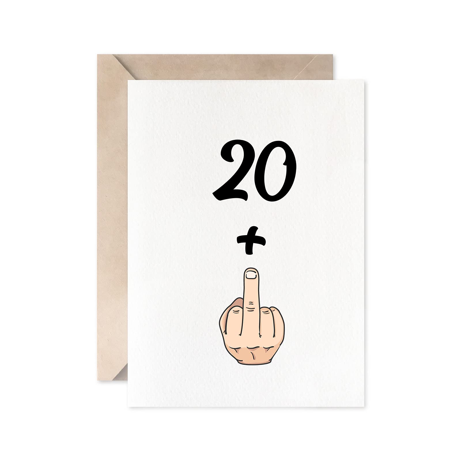 Funny 21st Birthday Card for Women & Men - Sweet 20+1 Years Old Humorous Joke Gift - Perfect for 21st Birthday Parties & Milestone Celebrations