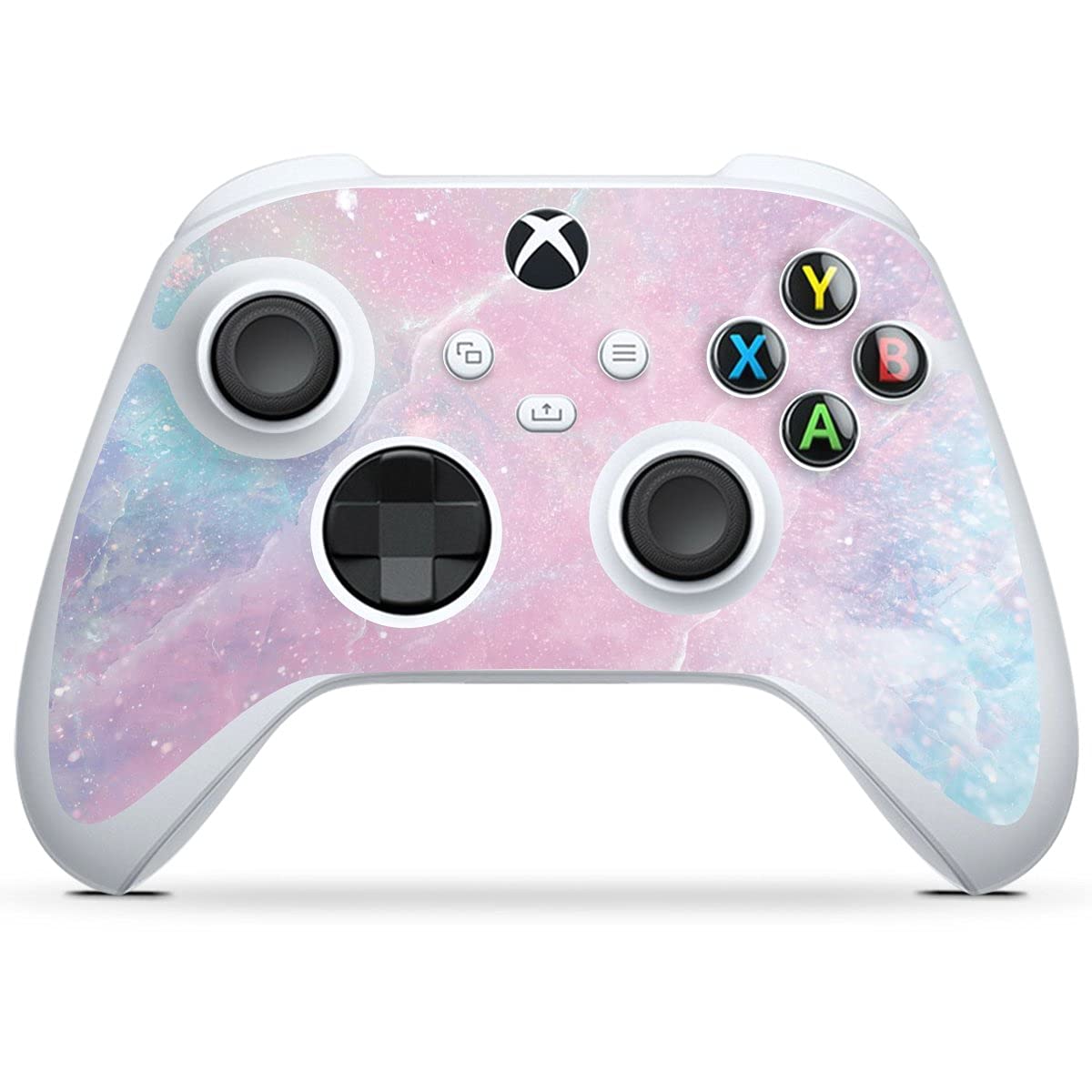 Premium Marble & Glitter Skin Sticker for Microsoft Xbox Series S Controller - Durable Protective Cover with Stylish Pink Design - Perfect for Gaming, Streaming & Customizing Your Console Accessories