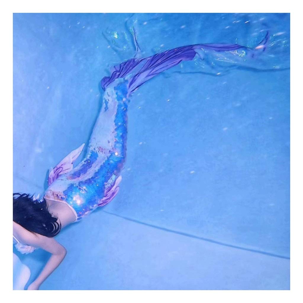 **Lml Mermaid Tail Swimwear Set - Adjustable Mermaid Tail for Swimming, Princess Bikini Bathing Suit for Girls - Perfect for Pool Parties, Beach Vacations & Underwater Photography**
