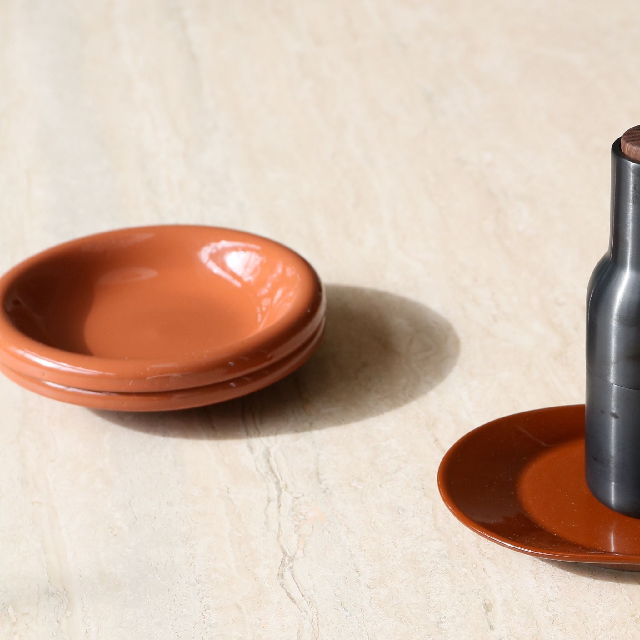 HAY Barro Bowl Set of 2 - 20cm Natural Clay Bowls for Salad, Soup & Serving | Eco-Friendly Kitchenware & Tableware for Modern Dining