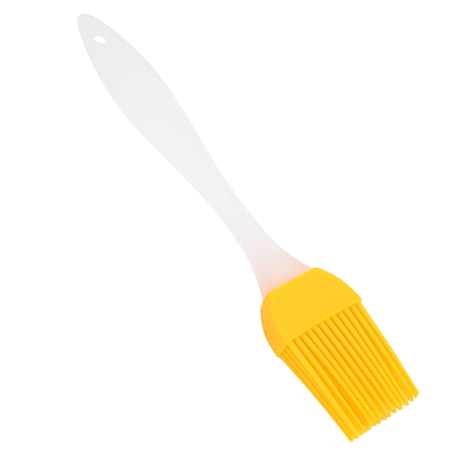 EVTSCAN Yellow Silicone Oil Brush - Non-Stick Grill Brush for BBQ, Kitchen & Outdoor Camping - Perfect for Seasoning, Basting & Cleaning Grills, Pans & Cookware