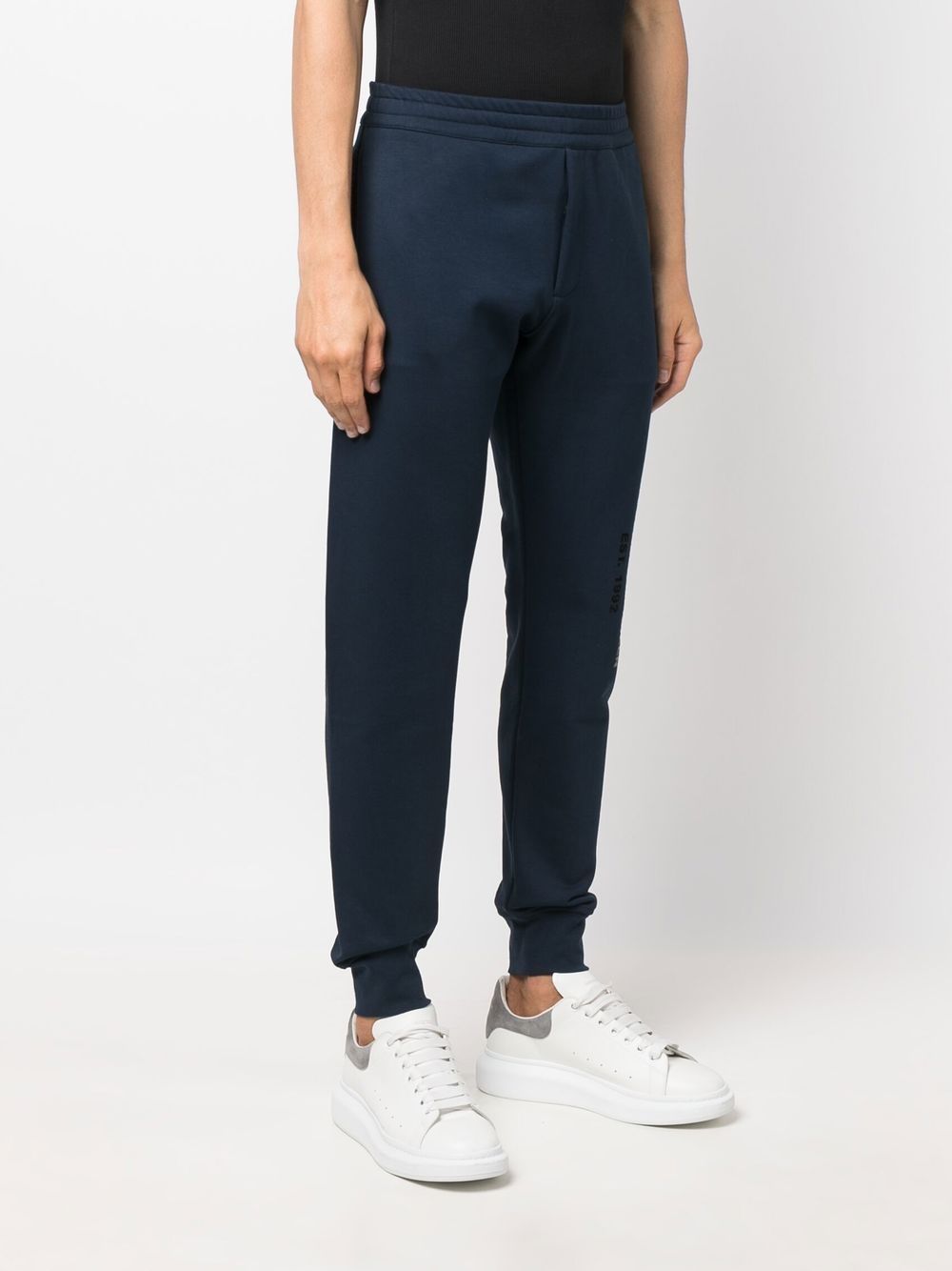 Alexander McQueen Blue Trousers for Men - Stylish Slim Fit Pants for Casual & Business Wear