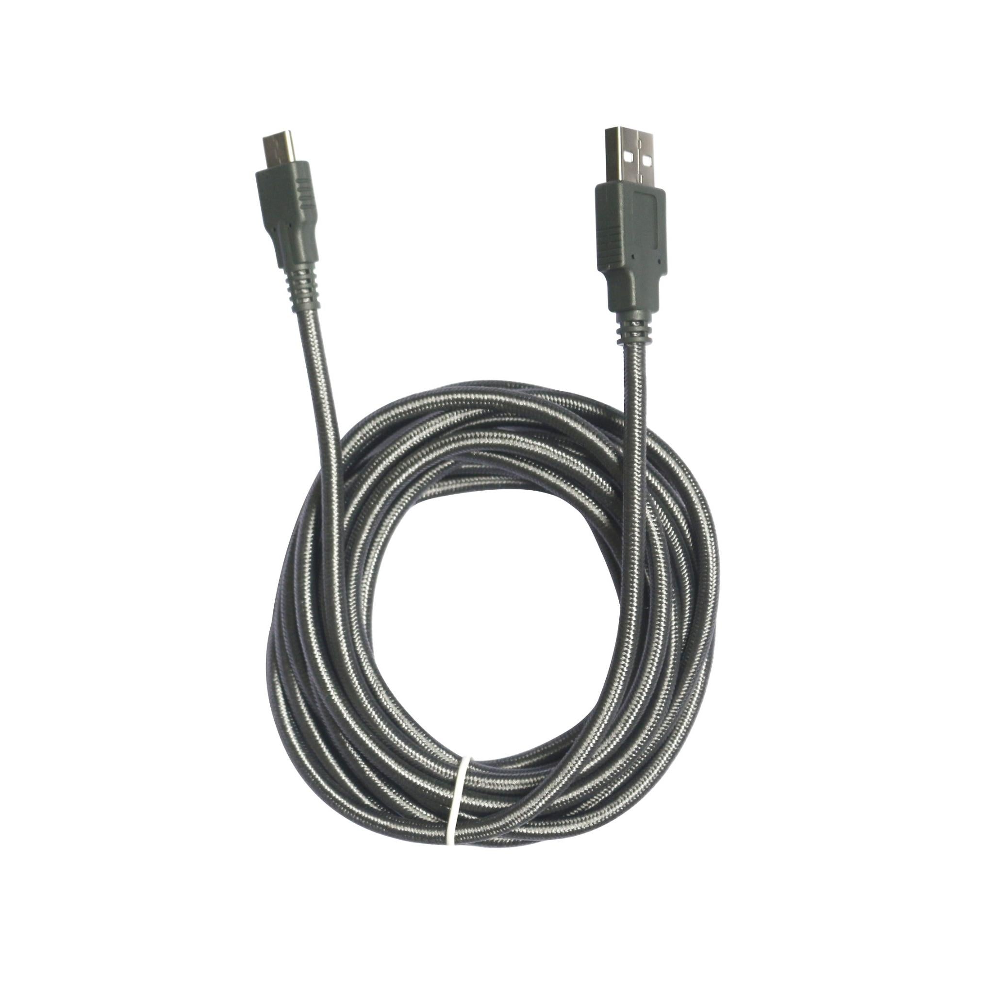 3M USB C Charging Cable for Nintendo Switch™ - Fast Charging, Durable Grey Cord - Perfect for Gaming, Travel & Home Use