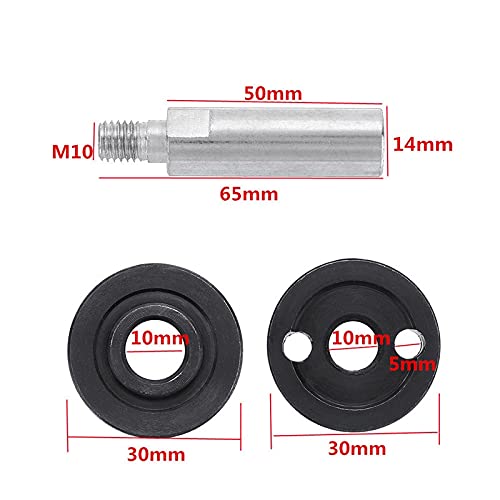 M10 Arbor Connector Adapter - 14mm Shank Angle Grinder Replacement Part - 1PC Lengthened Connecting Rod for Power Tools | Perfect for DIY Projects, Metalworking & Woodworking