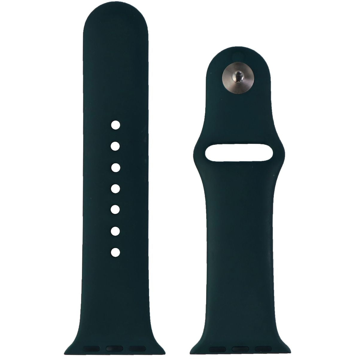 Apple Watch 40mm Sport Band - Compatible with 38mm/40mm/41mm Apple Watch Models - Mallard Green Silicone Strap (S/M Size) - Perfect for Workouts, Running & Everyday Wear