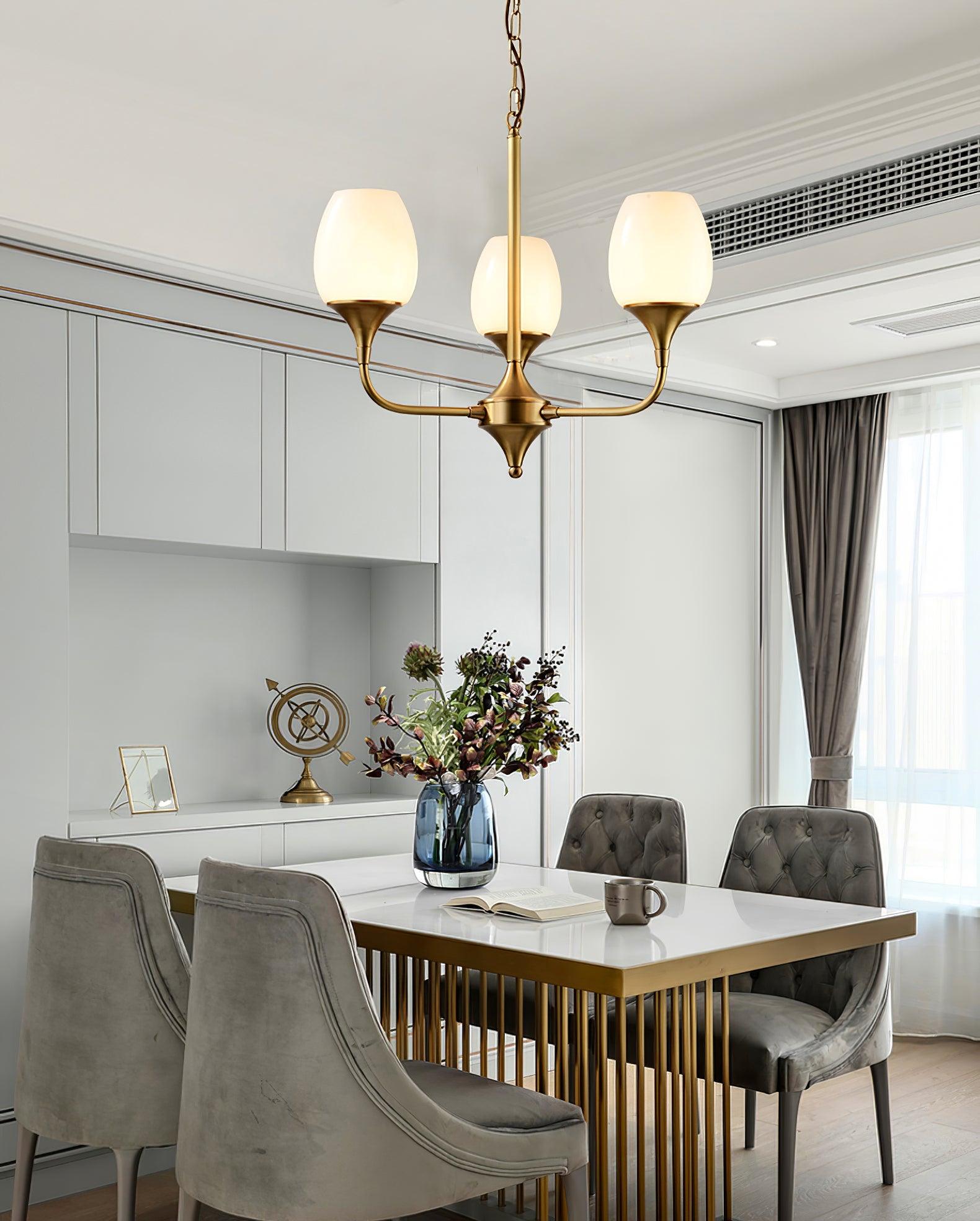 Charlie Chandelier - Elegant Crystal Ceiling Light Fixture for Dining Room & Bedroom | Modern Home Decor Lighting