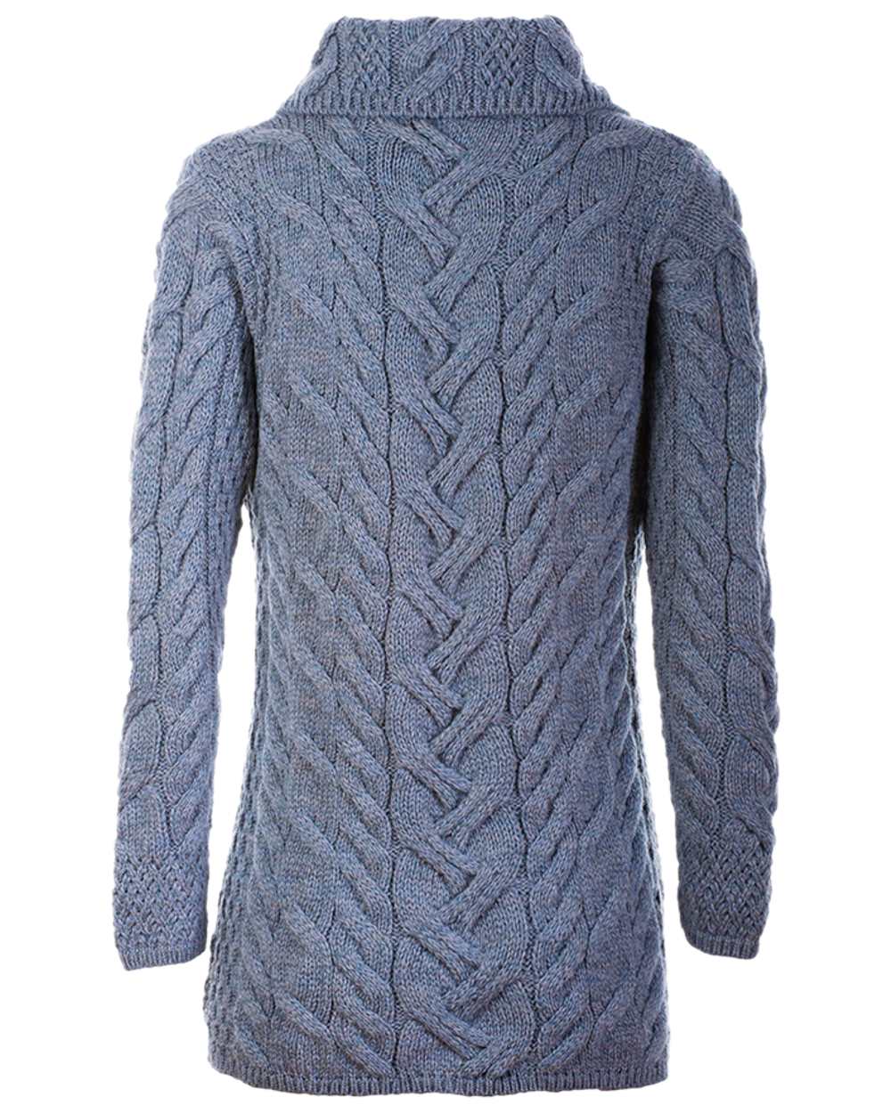Aran Supersoft Merino Wool Long Cardigan for Women - Cozy Winter Sweater Wrap - Perfect for Office, Travel & Casual Outfits