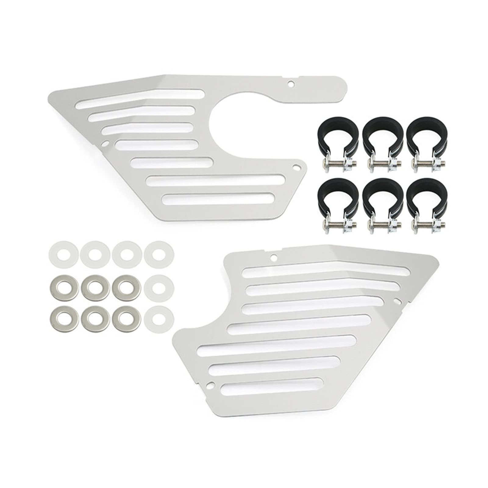 BMW R Nine T Air Box Cover Protector - Silver Motorcycle Fairing Fit for R Nine T Pure, Racer, Scrambler & Urban GS Models (2014-2019) | Durable Frame Cover for Enhanced Protection & Style | Perfect for Urban Commuting & Adventure Riding
