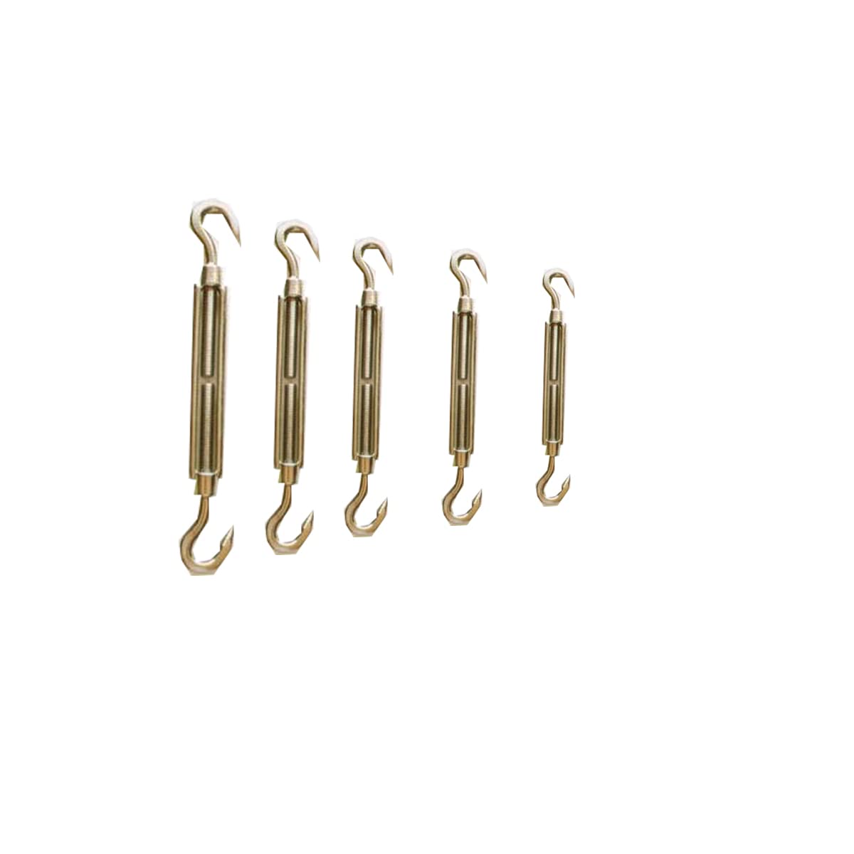 Stainless Steel M4 Turnbuckle Kit (5PCS) - for Rope Tension & Hardware