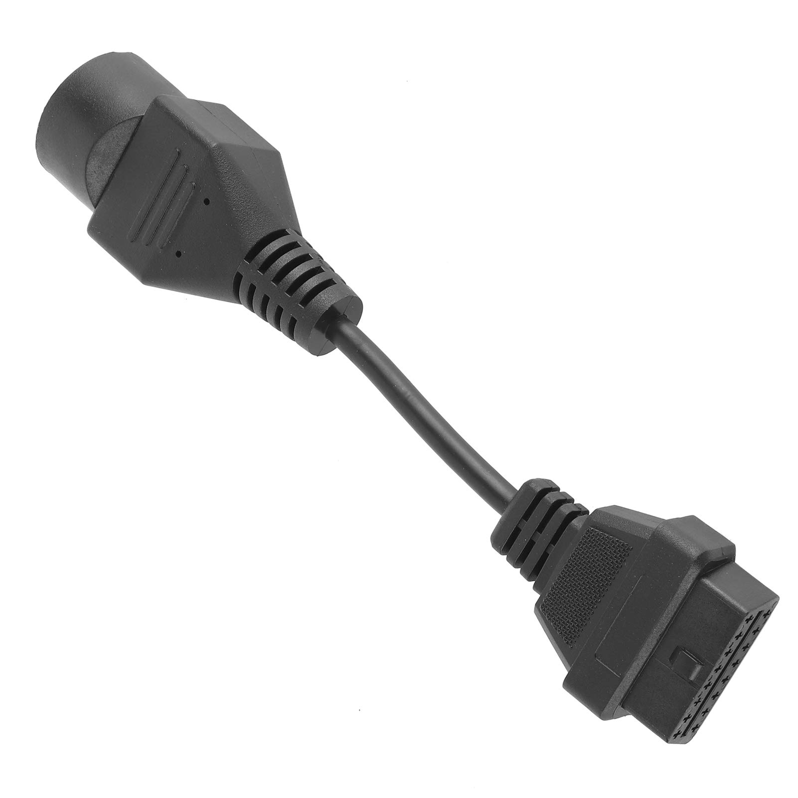 High-Quality Black Extension Car Diagnostic Cable - OBD2 Scanner Tool for Auto Inspection & Repair | Perfect for Mechanics & DIY Car Enthusiasts