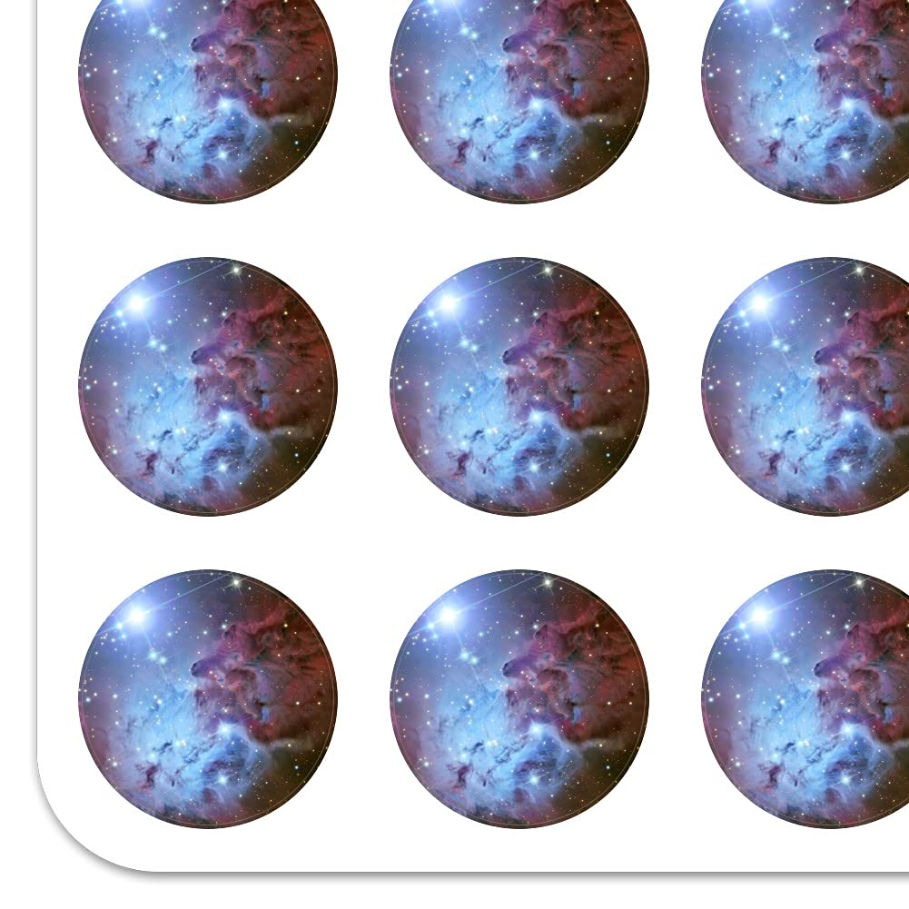 Fox Fur Nebula Monoceros Constellation Stickers for Galaxy Planner, Calendar & Scrapbooking - Perfect for DIY Crafts, Journaling & Astronomy Enthusiasts