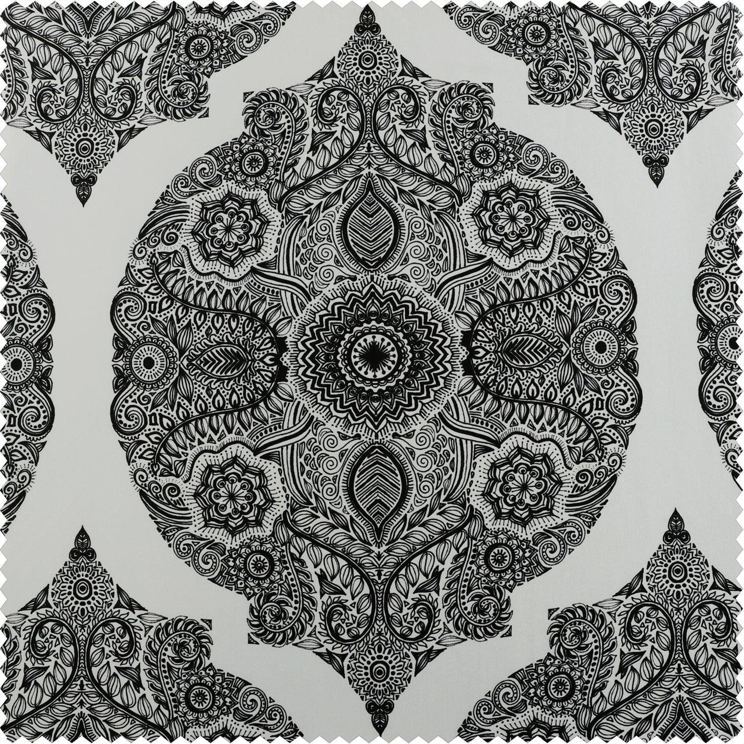 Royal Mendi Grey Damask Swatch - Premium Fabric Sample for Home Decor, Upholstery & DIY Projects - Perfect for Curtains, Pillows & Furniture Restoration