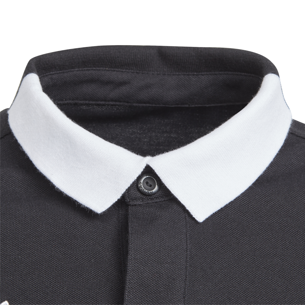 Adidas Youth Tiro 19 Polo Shirt - Black & White Soccer Training Top for Boys & Girls - Perfect for Football Practice, School Sports & Casual Wear