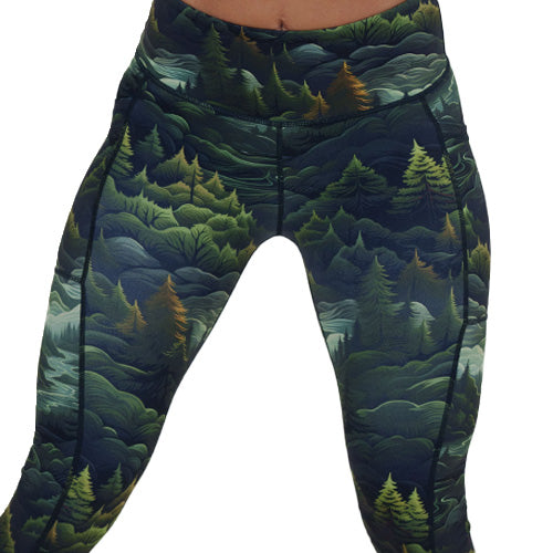 Escape Leggings - High Waist Yoga Pants for Women, Comfortable Workout Leggings with Pockets, Perfect for Yoga, Running, Gym & Lounge Wear