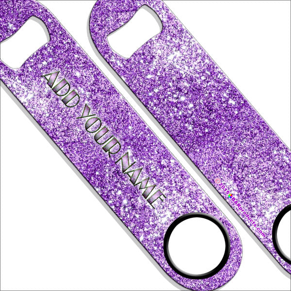Personalized Speed Bottle Opener with Bling - Multiple Color Options for Beer, Soda & Champagne - Perfect for Parties, Weddings & Gifts
