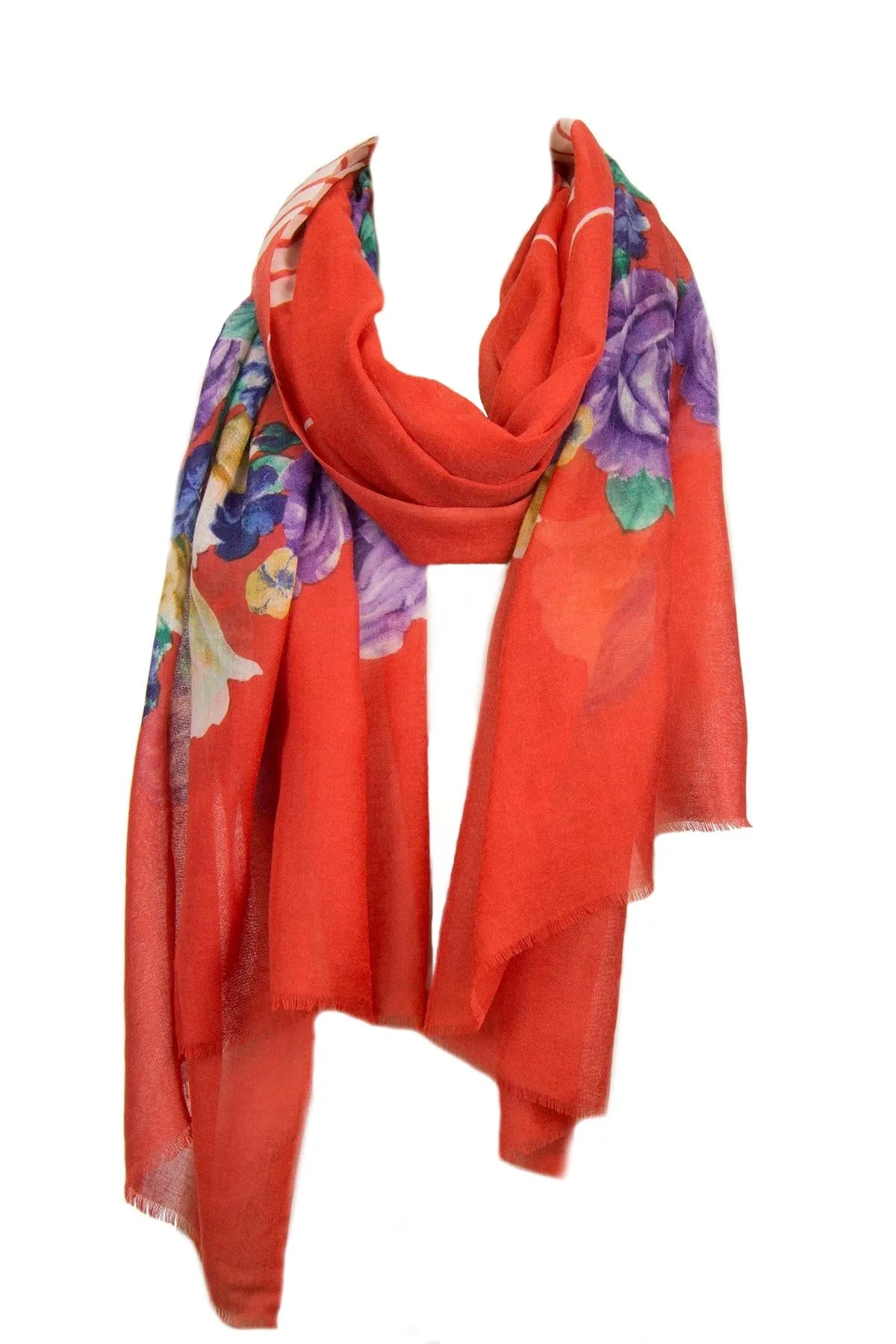 Luxury Anda Wool & Silk Scarf - Soft Winter Fashion Accessory for Women - Perfect for Office, Travel and Special Occasions