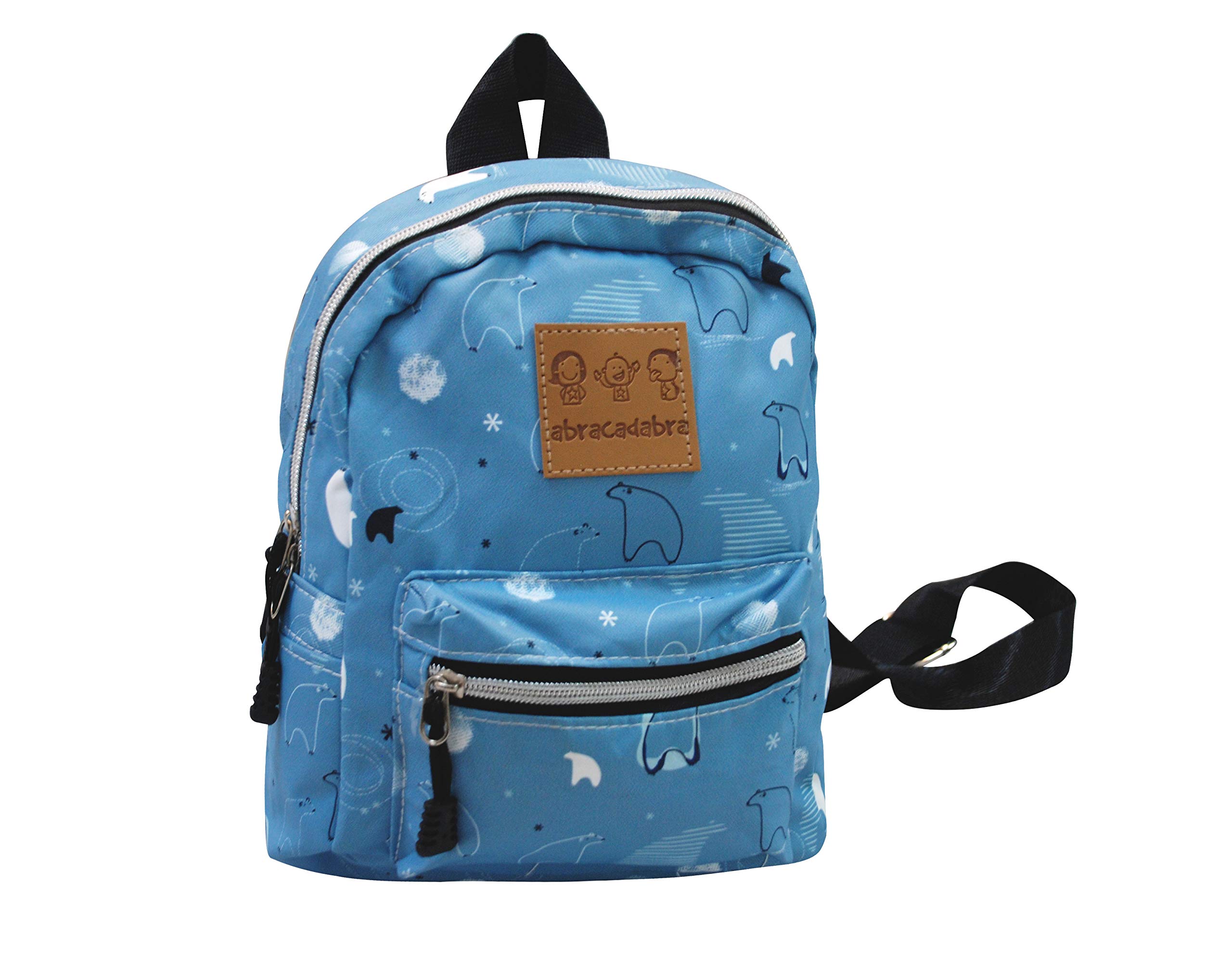 Polar Bear Kids Backpack for Boys & Girls 0-3 Years - 25x23x11cm Lightweight Travel Bag, School Backpack & Daycare Organizer - Perfect for Preschool, Day Trips & Airplane Travel (Blue)