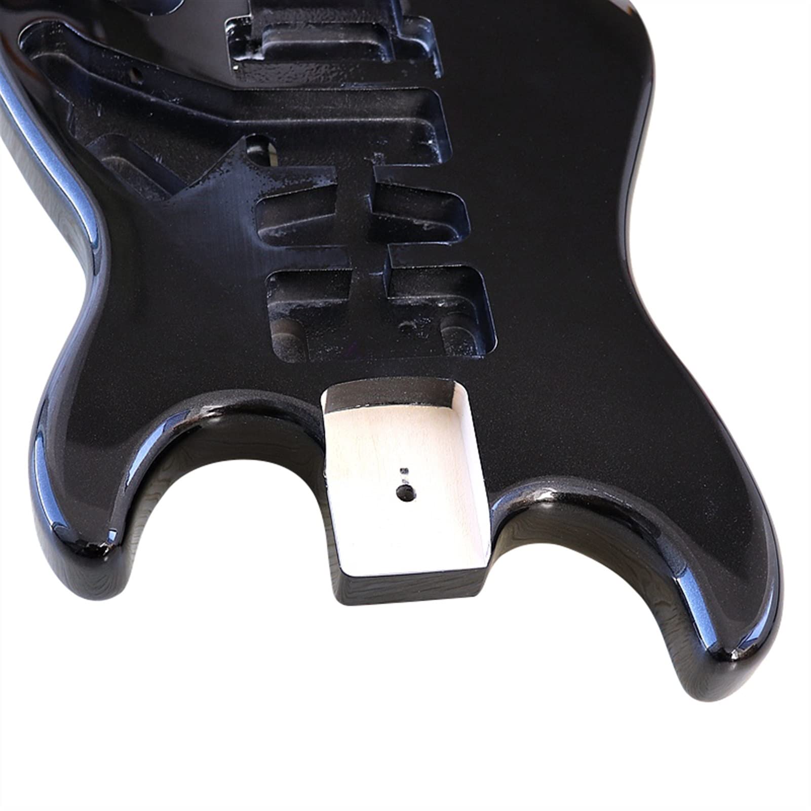 Unfinished Poplar Wood Electric Guitar Body Kit - DIY Guitar Parts for Custom Builds & Repairs | Perfect for Electric Guitar Projects, Modifications & Luthier Work