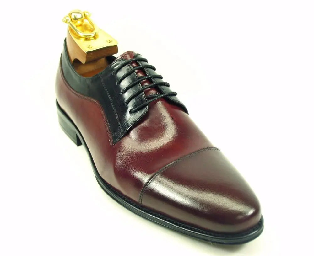 Premium Cap Toe Leather Oxford Dress Shoes for Men - Classic Formal & Business Attire - Perfect for Weddings, Office & Special Occasions