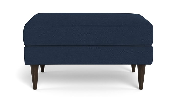 Wallace Modern Untufted Ottoman Stool - Lightweight Footrest & Extra Seating for Living Room, Bedroom, or Office - Versatile Home Decor Accent Piece