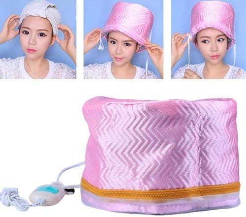 Thermal Hair Spa Cap with Beauty Steamer - Nourishing Heating Cap for Deep Conditioning Treatment | At-Home Hair Care for Women | Perfect for Salon-Style Steam Treatments & Hair Mask Therapy