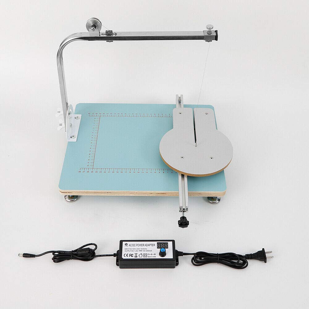 Adjustable Angle Hot Wire Foam Cutter Machine - Professional Styrofoam Cutting Tool with Work Table for DIY Craft, Foam Sponge Carving & Model Making - Perfect for Hobbyists, Cosplay Props & Home Decoration Projects