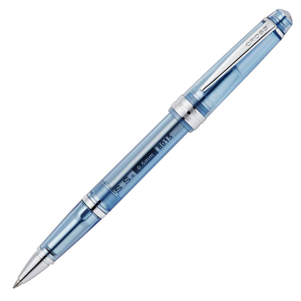Cross Bailey Light Translucent Blue Resin Rollerball Pen - Premium Writing Instrument for Office, School & Journaling - Smooth Ink Flow for Everyday Use