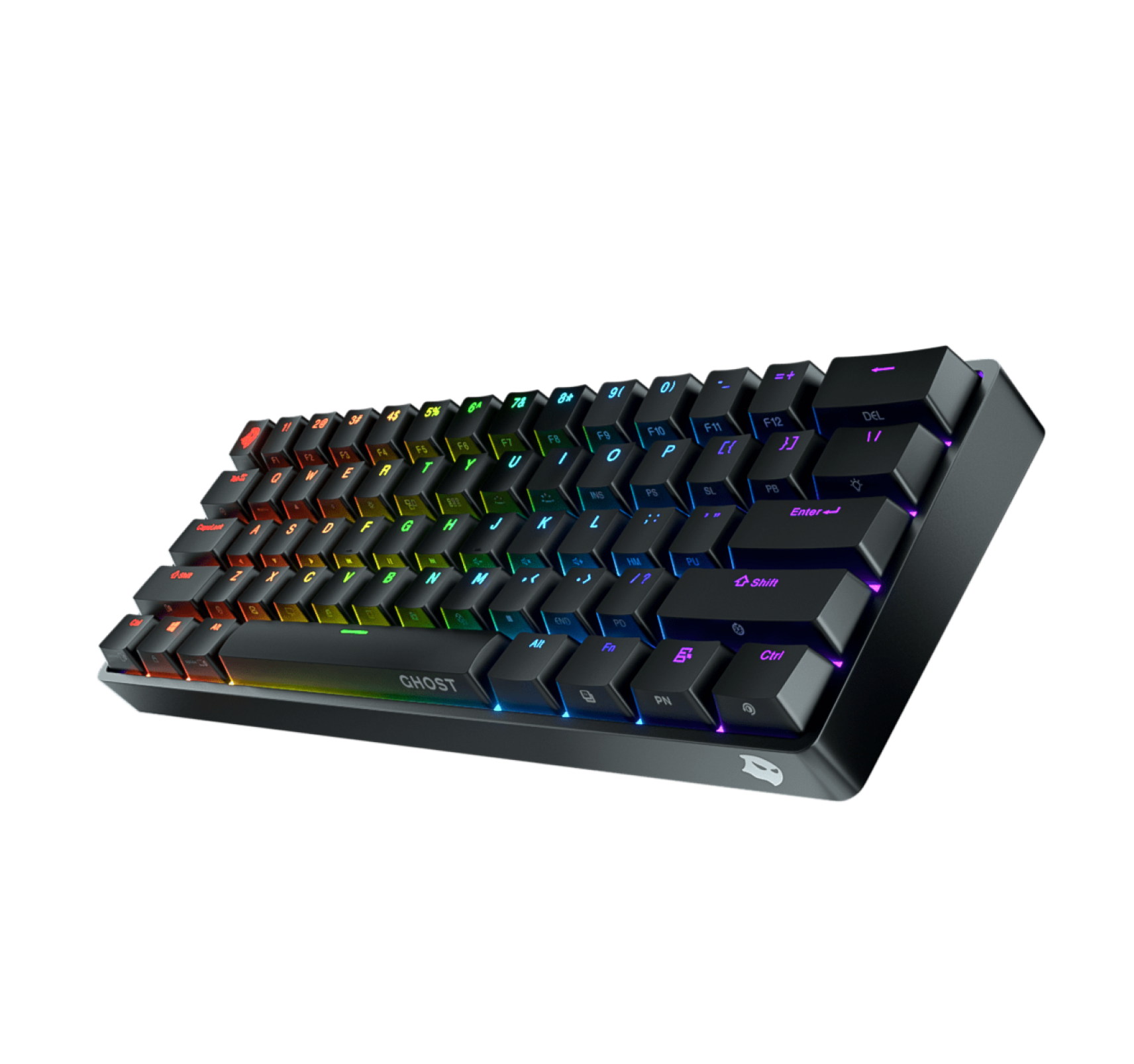 Ghost A1 Aluminum Wireless Keyboard - Ultra-Thin Bluetooth Keyboard for Mac, Windows, iPad | Home Office, Gaming & Travel Use