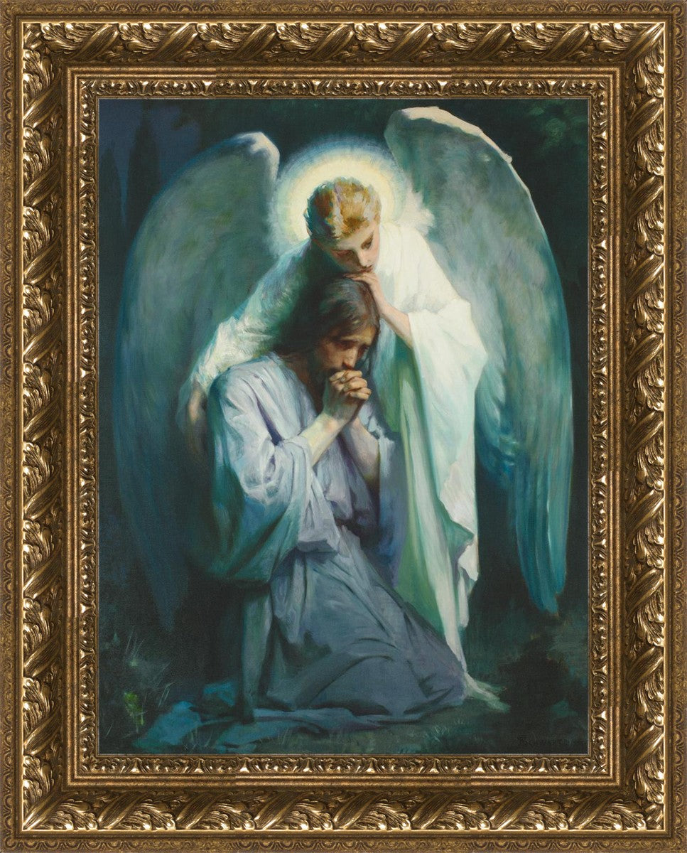 Agony in the Garden - Religious Art Print - Biblical Wall Decor for Home, Church & Office - Jesus Christ Prayer Scene - Christian Gift Idea