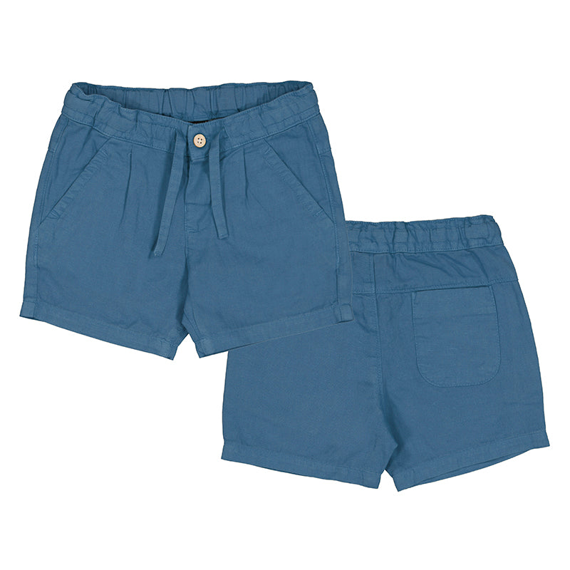 Mayoral Linen Bermuda Shorts for Men - Light Blue Summer Casual Shorts | Beach, Vacation & Outdoor Wear