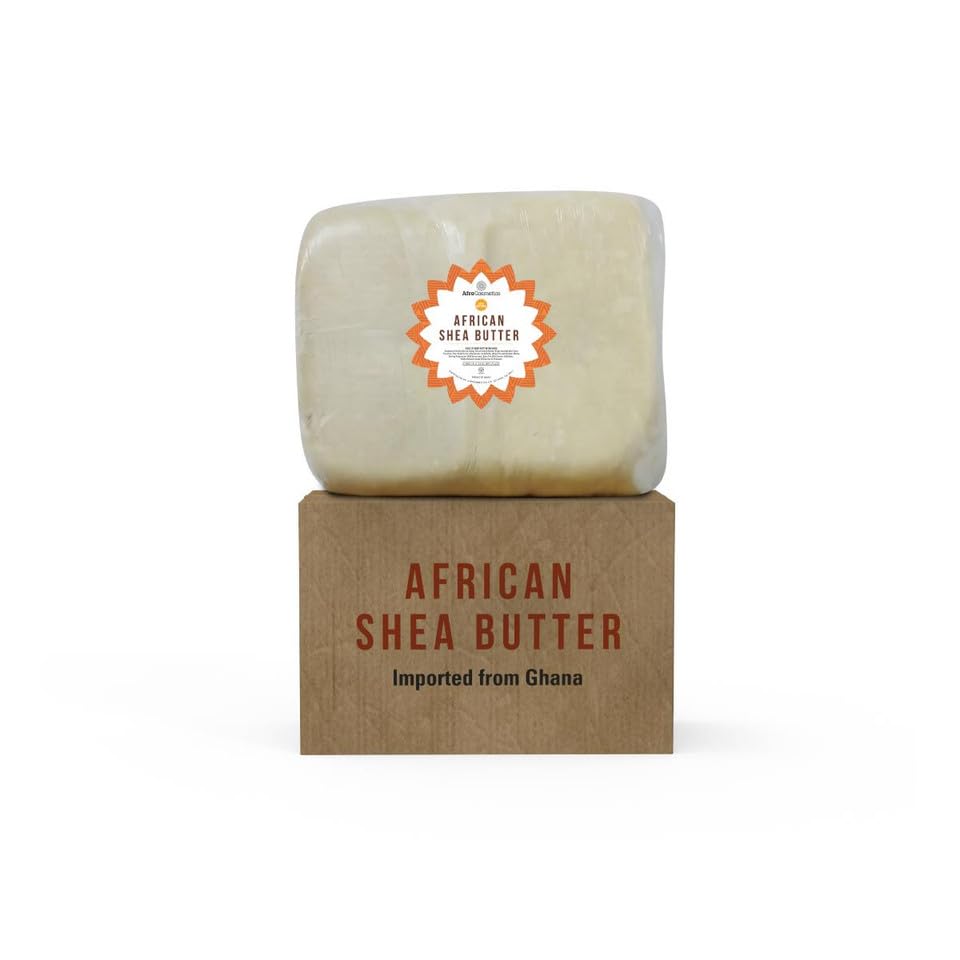 Premium Unrefined Raw African Shea Butter - 25 lbs Bulk (White) for Body Butter, Soap, Hair Care - Natural Moisturizer for Dry Skin & DIY Beauty Products - Perfect for Massage, Skincare & Hair Treatment