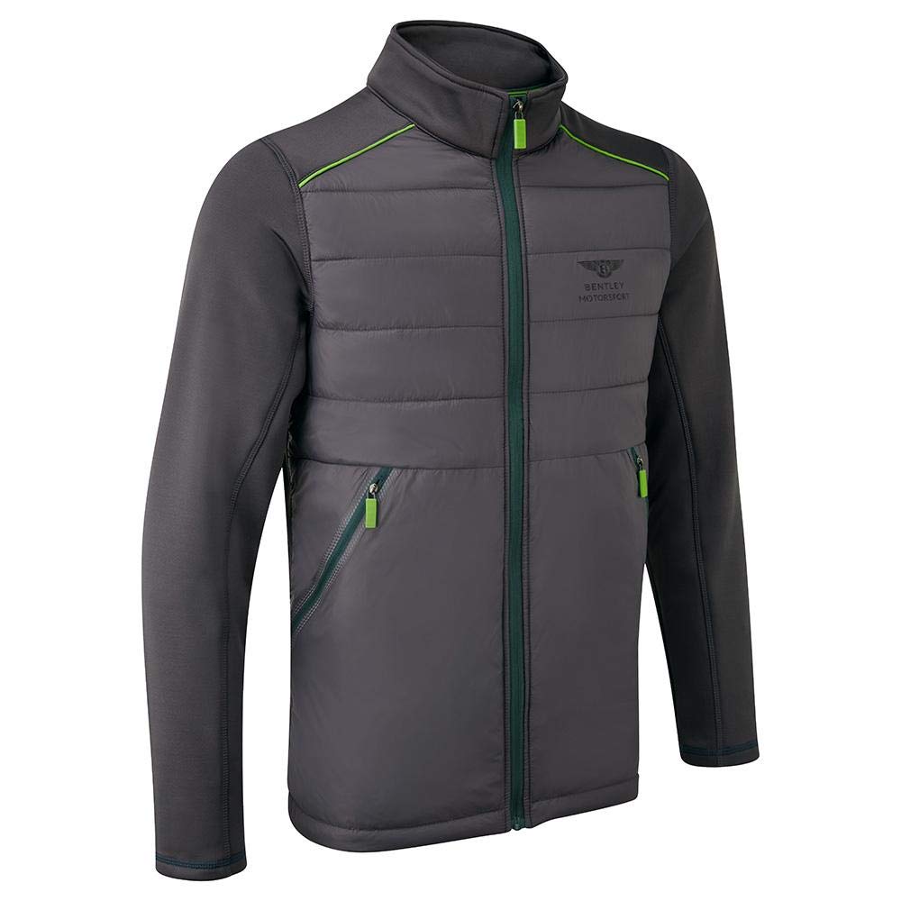 Bentley Motorsport Travel Jacket - Premium Dark Grey Windbreaker for Men & Women - Perfect for Racing, Travel & Outdoor Adventures