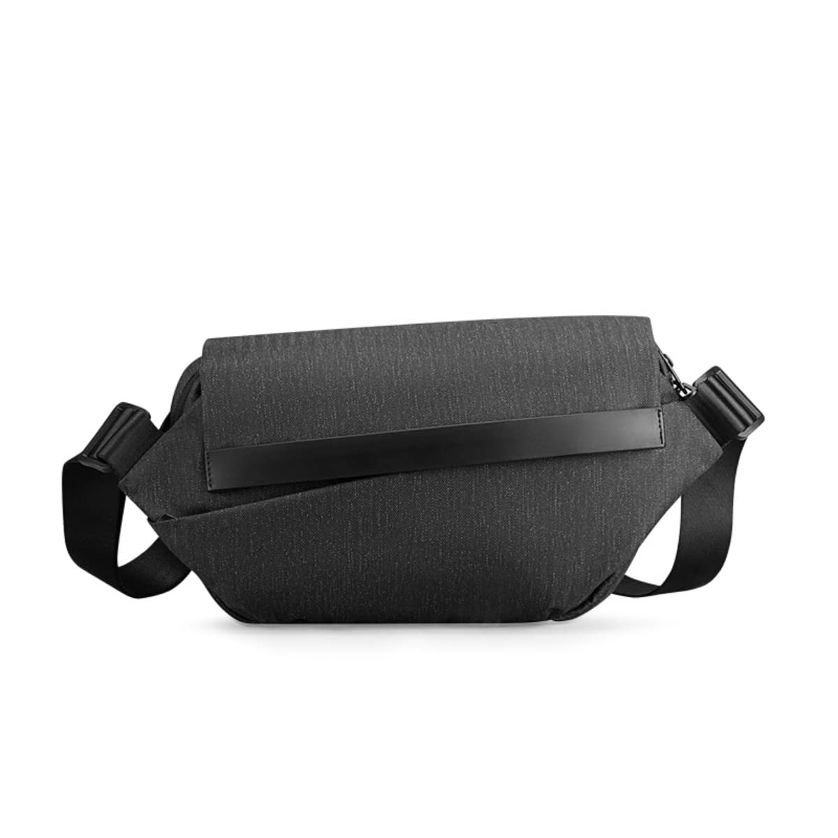 YKK Zipper Sling Backpack for Men & Women - Fashion Crossbody Chest Shoulder Bag Small Lightweight Travel Daypack (Marble Black) - Perfect for Hiking, Commuting & Daily Use