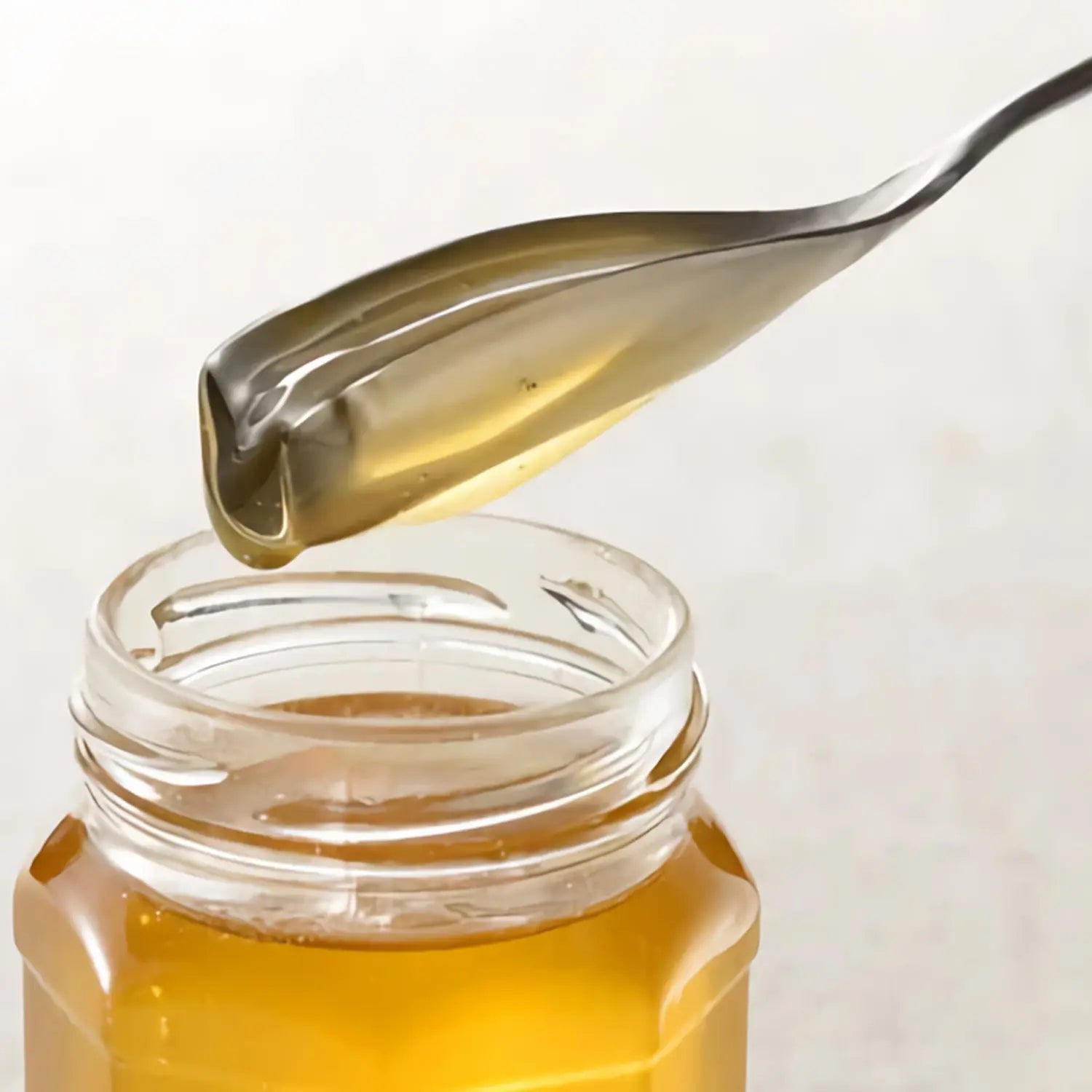 Premium Stainless Steel Honey Spoon with Wooden Handle - Drizzle, Stir & Serve - Perfect for Tea, Coffee, Yogurt & Breakfast
