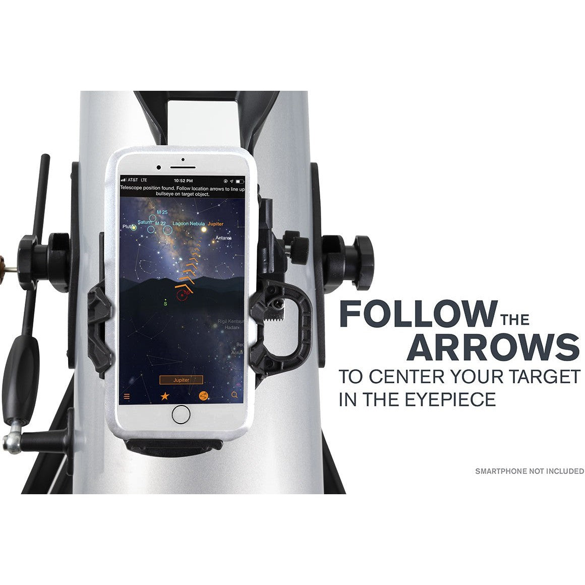 StarSense Explorer LT 114AZ Smartphone App-Enabled Newtonian Reflector Telescope - Perfect for Astronomy Beginners & Stargazing Enthusiasts - Ideal for Backyard Observation, Camping Trips & Night Sky Exploration