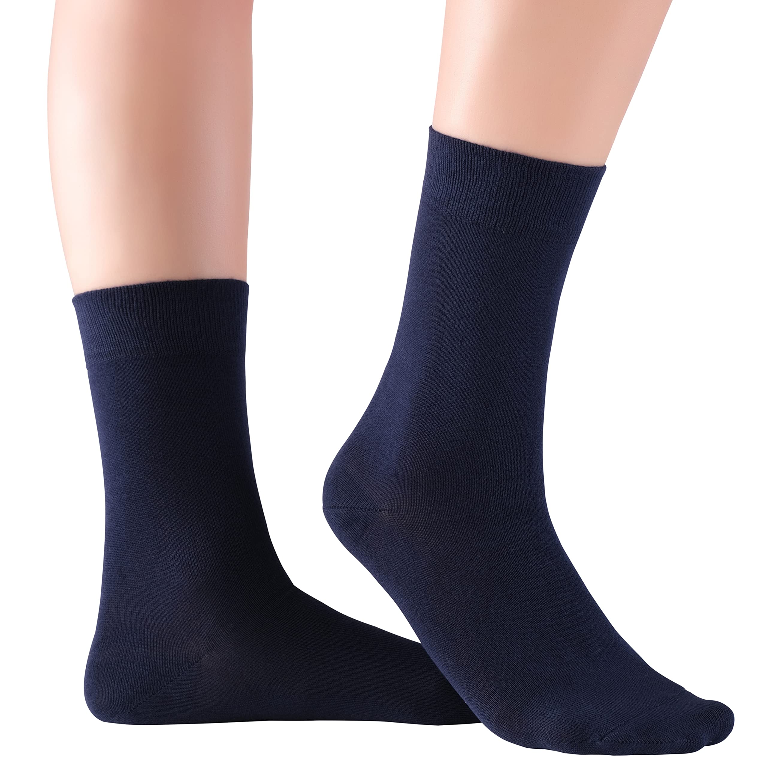 Women's Thin Rayon Seamless Toe Dress Socks - Soft Comfortable No Show Socks for Work, Formal & Casual Wear - Gift Box Included