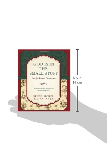 God Is in the Small Stuff Family Advent Devotional Book - Daily Christian Devotions for Christmas Preparation - Perfect for Family Worship & Holiday Bible Study