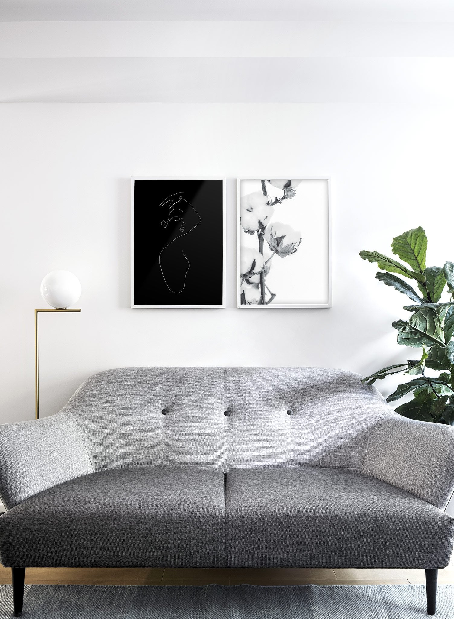 In The Feels Black Wall Art Poster - Inspirational Quote Decor for Living Room, Bedroom & Office