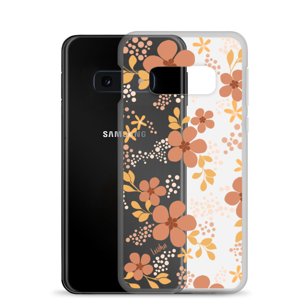 Groovy Pua Clear Protective Phone Case for Samsung Galaxy S21/S20/Note 20 - Slim & Scratch-Resistant Cover for Everyday Use, Work & Travel