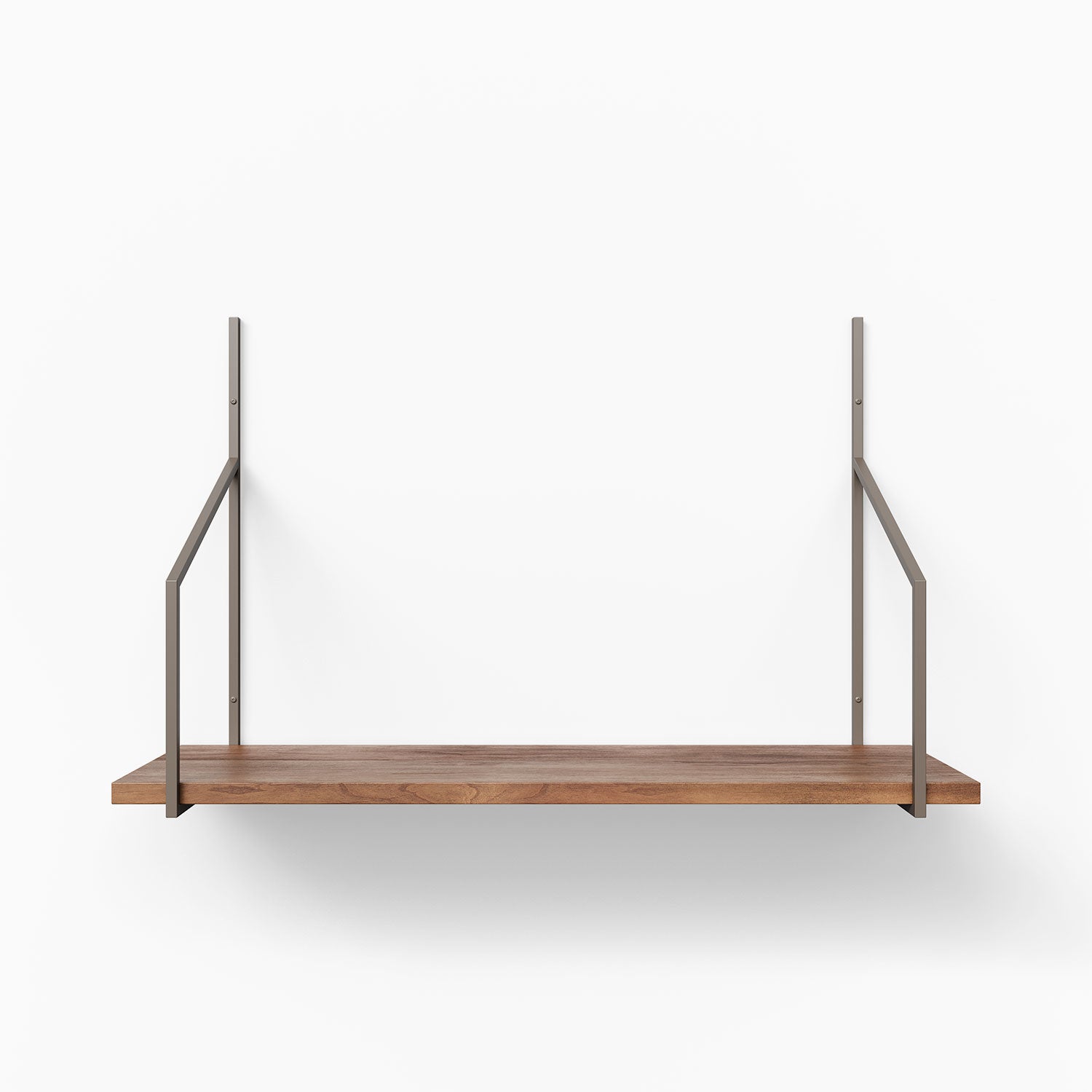 Verne Nutmeg 3-Tier Wooden Shelf - Rustic Brown Storage Organizer for Bathroom, Kitchen, Living Room & Bedroom Decor