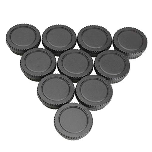 10pcs Universal DSLR Rear Lens Cover & Body Cap for Canon EOS EF SLR Cameras - Dust Protection for Camera Lens & Sensor - Perfect for Travel, Storage & Professional Photography