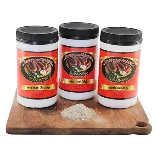The Sausage Maker - Premium Breakfast Bundle with Maple & Morning Edge Seasonings | Perfect for Homemade Sausages, Breakfast Meals & Family Cooking