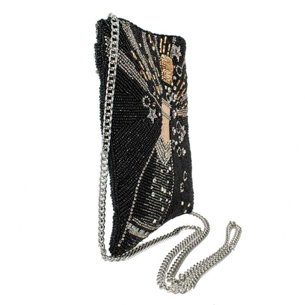 Stylish Mary Frances Mini Crossbody Clutch with Bubbly Design - Perfect for Parties, Weddings & Evening Events