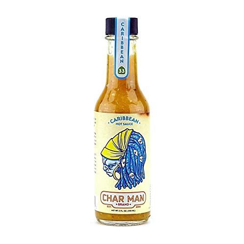Char Man Caribbean Hot Sauce - Spicy & Flavorful Hot Sauce for Tacos, Wings & BBQ | Authentic Caribbean Taste