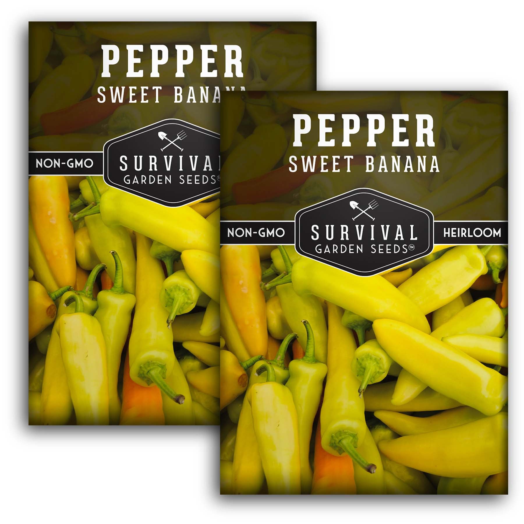 Sweet Banana Pepper Seeds for Planting - Non-GMO, Heirloom Variety - Perfect for Home Gardens, Containers & Fresh Salsas