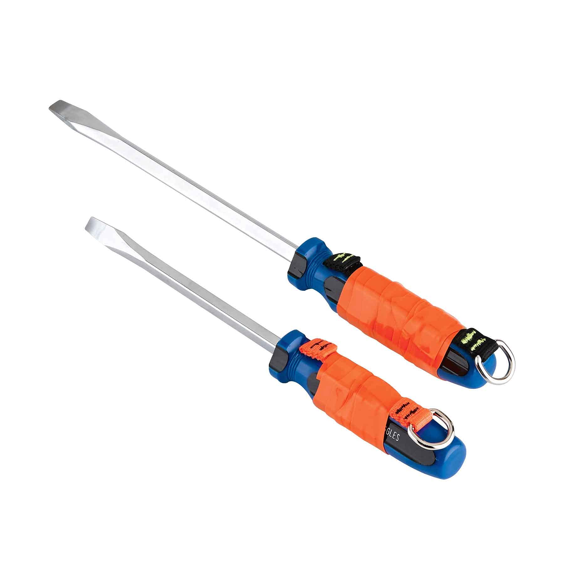 Ergodyne Squids 3700 Web Tool Tail Attachments - 5-Pack (2 lbs) - Multi-Size Black/Orange for Construction, Roofing & Utility Work