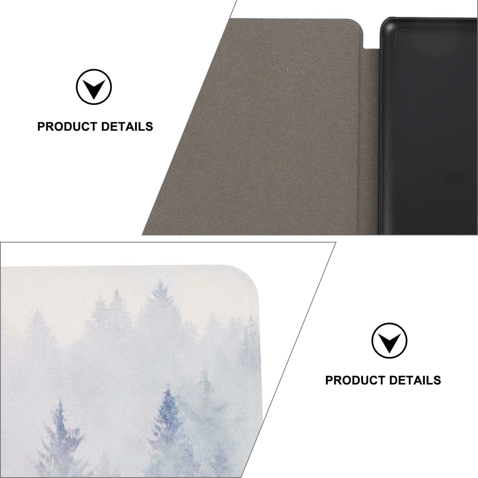 Hemobllo 7-Piece Ultra-Thin TPU Protective Case Cover for E-Book Reader - Auto Wake, Youth Edition Pattern Design - Perfect for Travel, School & Daily Reading Protection
