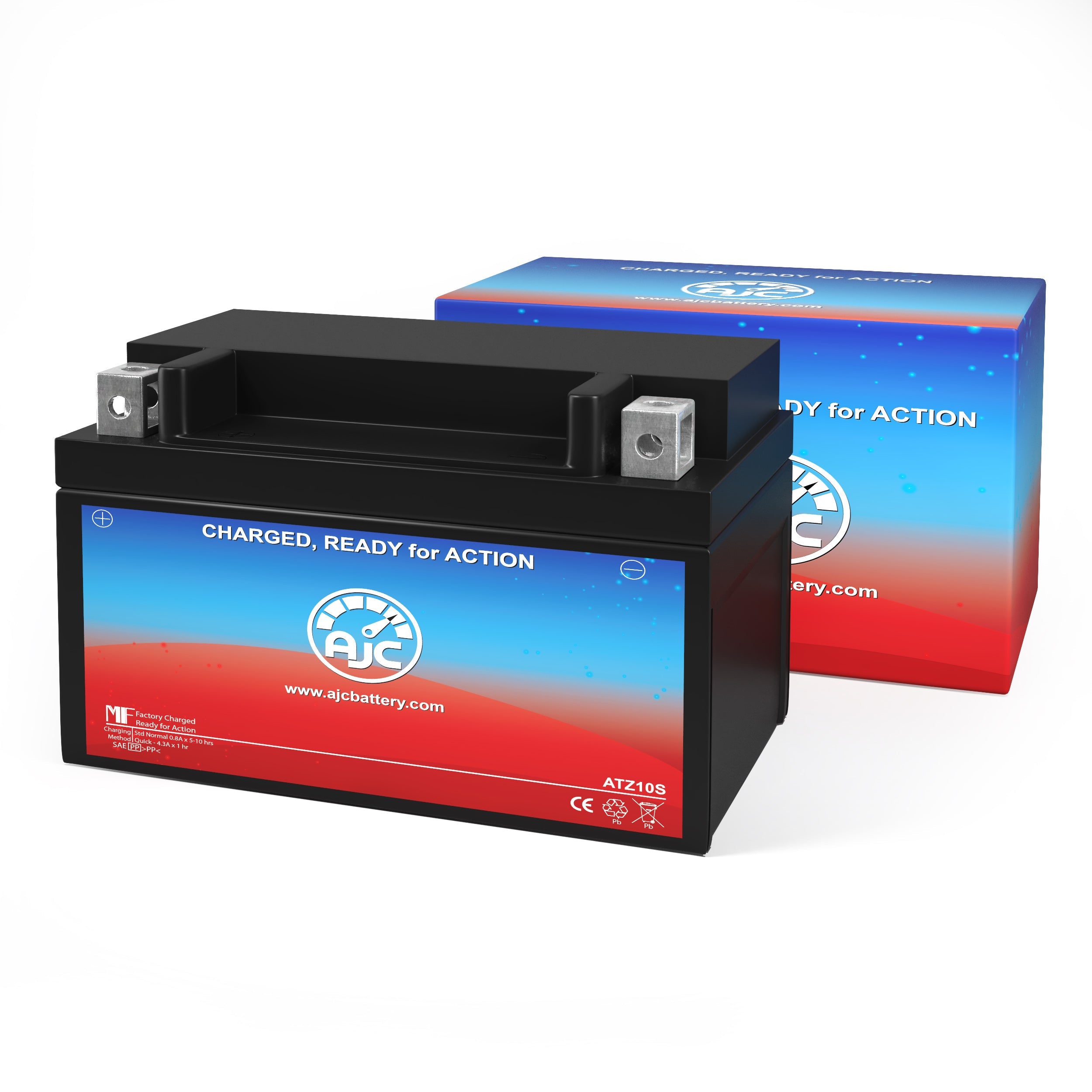 AJC Replacement Battery for Adly Moto CrossXRoad 150 300 ATV (2008) - High Performance ATV Battery for Off-Road Adventures & Powersports