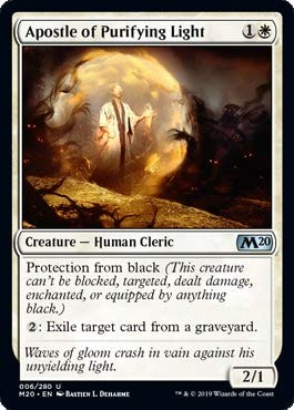 Magic: The Gathering - Apostle of Purifying Light Foil Card - Core Set 2020 MTG Collectible - Perfect for Commander Decks & Competitive Play