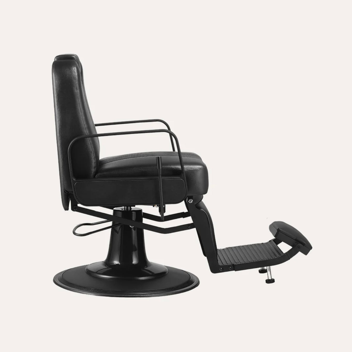 Premium Titan Barber Chair - Professional Salon & Home Haircut Styling Chair with Adjustable Height & Reclining Back for Barbershops, Salons & Home Use